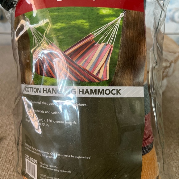 Backyard Hammock Portable Cotton Rope Outdoor Swing Fabric Camping Bed new - Picture 1 of 4